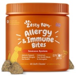 Zesty Paws Allergy Immune Bites - Dog Allergy Chews, Dog Probiotics for Itchy Skin and Ears, Lamb, 90ct