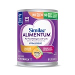 Similac Alimentum with 2'-FL HMO Hypoallergenic Infant Formula, for Food Allergies and Colic Due to Protein Sensitivity, Ready-to-Feed Baby Formula, 8-fl-oz Can, Pack of 24