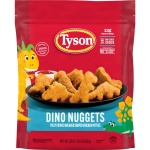 Tyson Fully Cooked Fun Dinosaur Chicken Nuggets, 29 oz (Frozen)