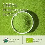 Chaism Ceremonial Grade Matcha Green Tea Powder - Premium First Harvest USDA Organic Gluten-Free Vegan, 100% Pure Unsweetened No Additives, 1.06oz Tin - Image 4