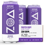 ZOA Zero Sugar Energy Drinks - Frosted Grape | Healthy Energy Formula with Natural Caffeine, Daily Vitamin C, Essential B-Vitamins | Gluten-Free, Keto Friendly | 16 Ounce Cans (Pack Of 12)