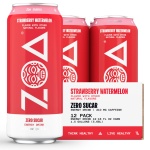 ZOA Zero Sugar Energy Drinks - Strawberry Watermelon | Healthy Energy Formula with Daily Vitamin C, Essential B-Vitamins, All Natural Caffeine | No Crash or Jitters | 16 Ounce Cans (Pack of 12)