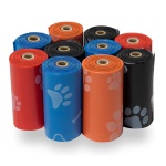Best Pet Supplies Dog Poop Bags for Waste Refuse Cleanup, Doggy Roll Replacements for Outdoor Puppy Walking and Travel, Leak Proof and Tear Resistant, Thick Plastic - Assorted, 150 Bags