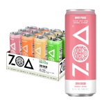 ZOA Zero Sugar Energy Drinks, Remix Variety Pack - Sugar Free with Electrolytes, Healthy Vitamin C, Amino Acids, Essential B-Vitamins, and Caffeine from Green Tea - 12 Fl Oz (Pack of 12)