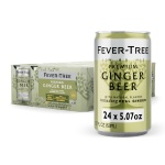 Fever-Tree Ginger Beer – Premium Mixer for Cocktails and Mocktails, 5.07 fl oz Cans, Pack of 24 – Naturally Sourced, Non-GMO