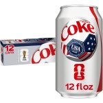 Diet Coke Soda Soft Drink Cans, 12 fl oz, 12 Pack