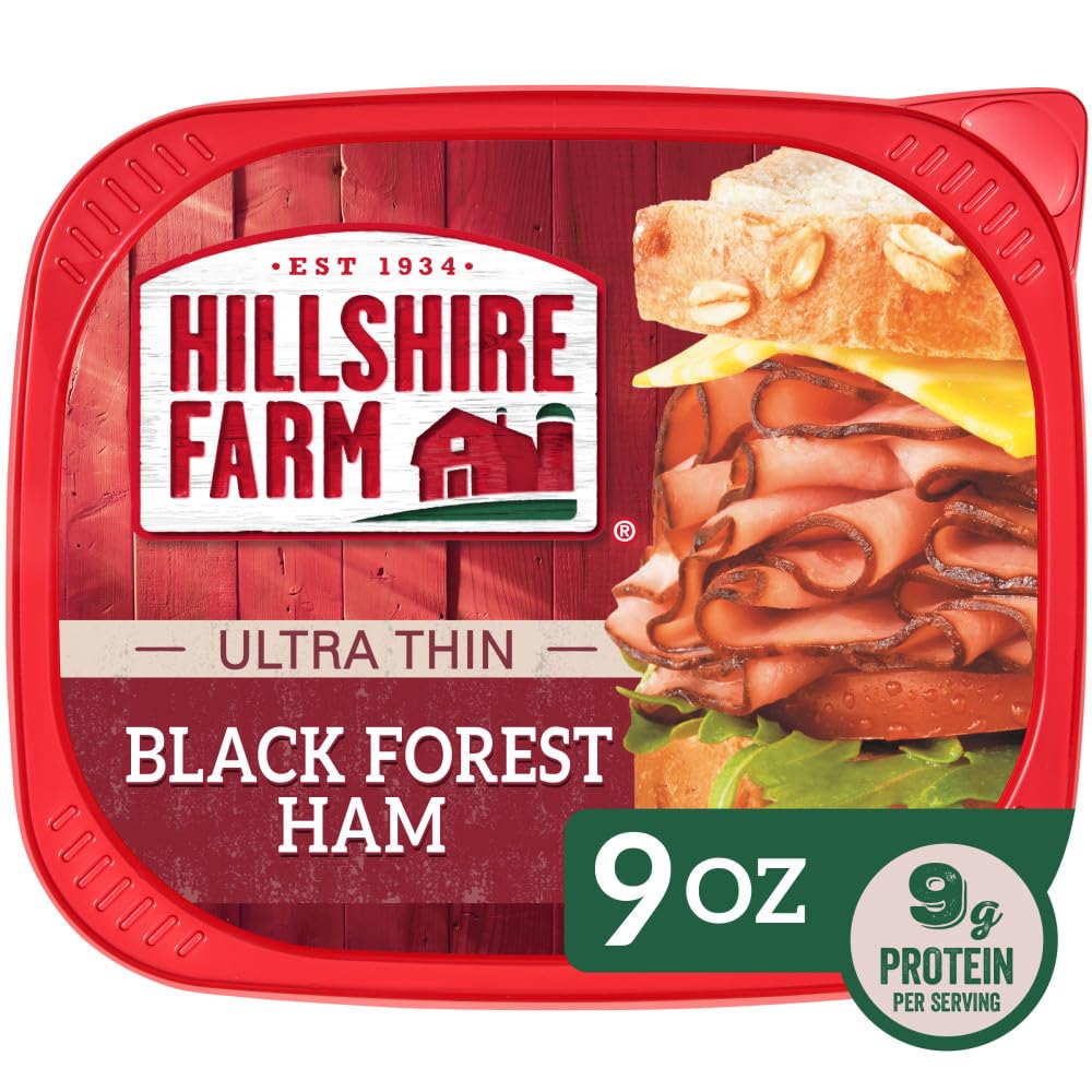 Hillshire Farm Ultra Thin Sliced Black Forest Ham Deli Meat, 9 oz
