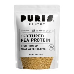 PURIS Pantry Textured Pea Protein, Unflavored Meatless Vegetable Crumbles, Shelf-Stable, Soy & Gluten Free, 21g of Protein, Plant-Based Vegan Meat Substitute, Equivalent to 1.5 Pounds Ground Beef