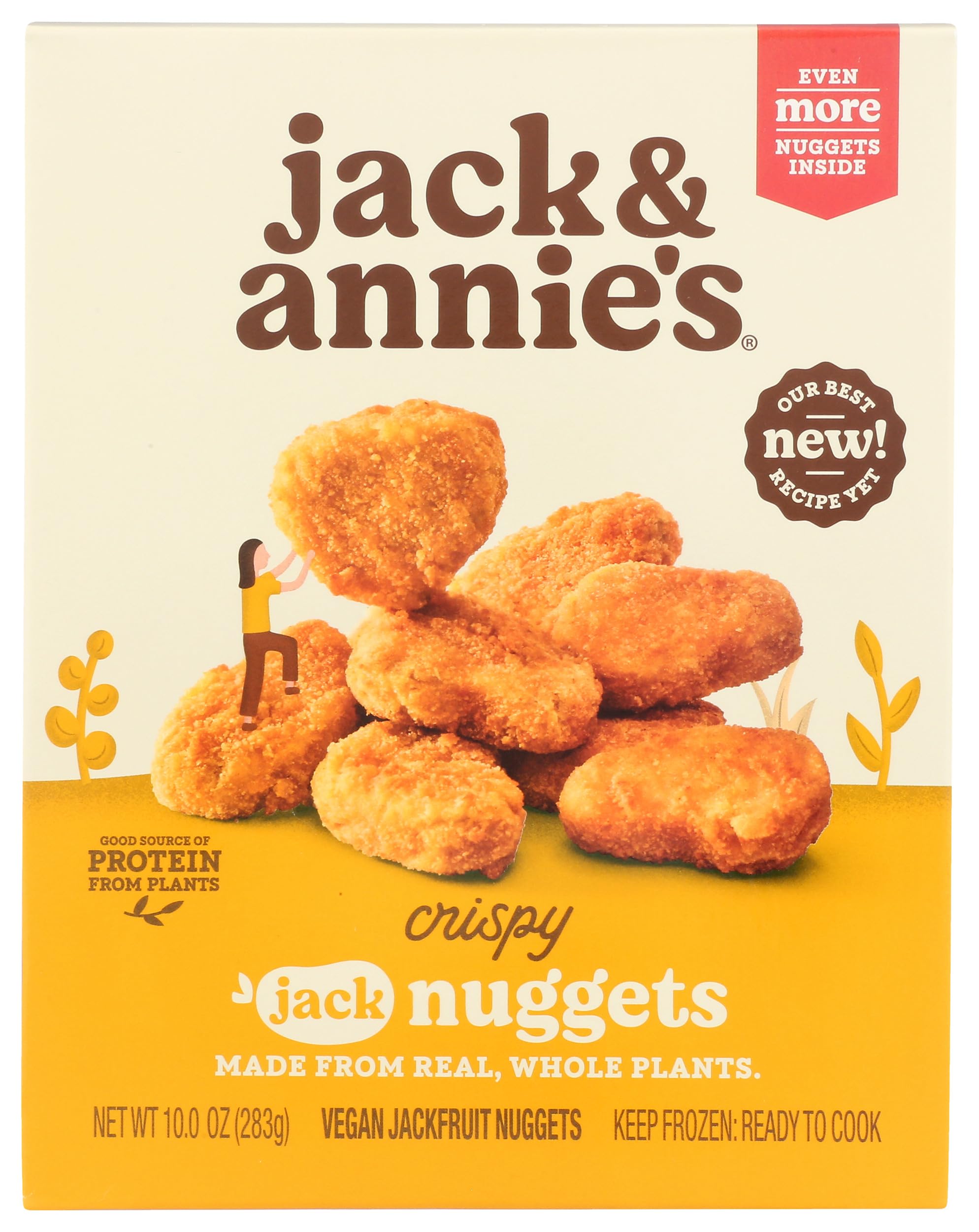 Jack & Annie's, Frozen, Crispy Jackfruit Nuggets, 10.1 Ounce