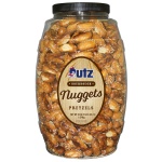 Utz Sourdough Nuggets Pretzels 52 oz. Barrel, Bite-Size Pretzels with Classic Sourdough Flavor, Perfectly Salted with Zero Cholesterol per Serving