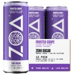 ZOA Zero Sugar Energy Drinks - Frosted Grape | Healthy Energy Formula with Natural Caffeine, Daily Vitamin C, Essential B-Vitamins | Gluten-Free, Keto Friendly | 12 Ounce Cans (Pack Of 12)