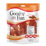 Good ‘n’ Fun Triple Flavor Wings Chews for All Dogs, 12 Ounces, Treat Your Dog to Long-Lasting Chews Made from Chicken, Pork Hide and Beef Hide