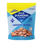 Blue Diamond Almonds, Low Sodium Lightly Salted Snack Nuts, Plant-Based Protein and Fiber Salty Snacks, Great for Holidays, Parties, Events, Lunch, Pantry Staple, 25 Oz Resealable Bag (Pack of 1)