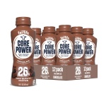 Core Power Protein Shake, Chocolate, 26g Bottle, 14oz, 12 Pack