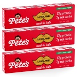 Low Carb, Protein Pasta | Linguine with 17g Protein, 7g Carbs | Healthy, Keto Pasta Made in Italy | 3-Pack, 8oz - Pete’s Pasta